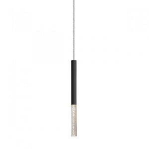 Pendul LED design minimalist One, negru mat