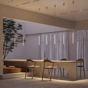 Pendul LED design minimalist Pro Base auriu 57679 universul-luminii.ro