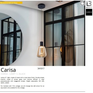 Pendul LED design modern Carisa - Img 3