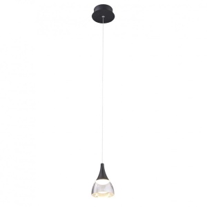 Pendul LED design modern Dalmatia 1 Black - Img 1