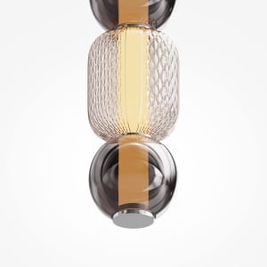 Pendul LED design modern decorativ Drop crom 145749 universul-luminii.ro