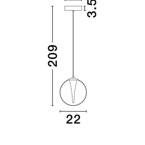 Pendul LED design modern decorativ GALEO 236989 universul-luminii.ro