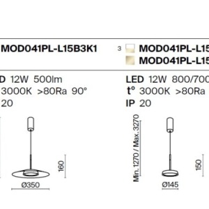 Pendul LED design modern El - Img 6