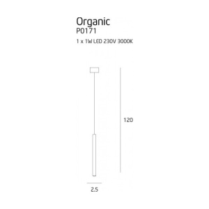 Pendul LED design Premium Class Quality ORGANIC COPPER P0171 MX 63739 universul-luminii.ro