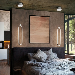 Pendul LED design ultra-modern Colette. crom SV-787147 - Img 2