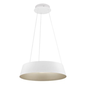 Pendul LED dimabil design modern ALBA alb 54cm - Img 1