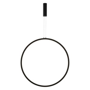 Pendul LED dimabil design modern Change negru 80,7cm