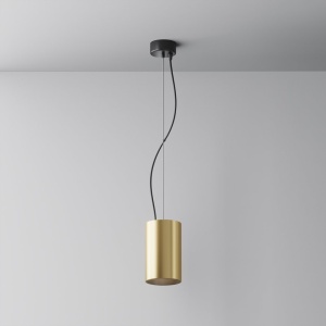 Pendul LED iluminat design tehnic Efir D-9,5cm 25W auriu 146649 universul-luminii.ro