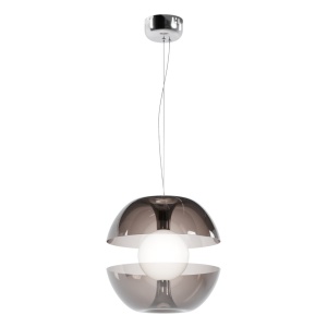Pendul LED, lustra design modern Rebel crom - Img 1