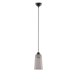 Pendul LED modern, Metal, Negru, Acrilic, DIONE