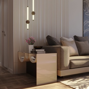 Pendul LED modern, Travertin, Verdes - Img 5
