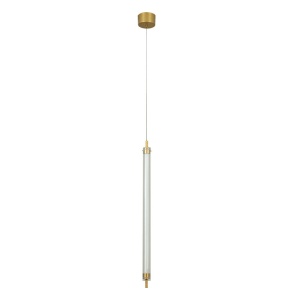 Pendul LED Vertical, Cilindric 20W 3000K BRUSHED GOLD ZB-25168