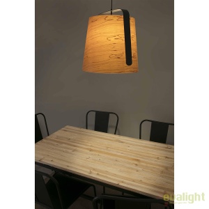 Pendul lemn design deosebit diametru 50cm STOOD 29848 - Img 4