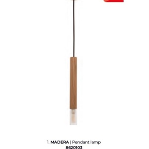 Pendul lemn design natural MADERA 211159 universul-luminii.ro