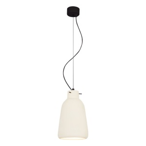 Pendul, Lustra suspendata 1XE27 Indi alb 13cm