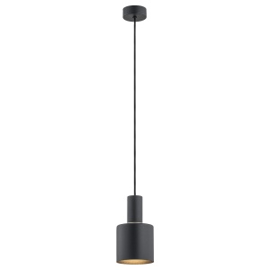Pendul, Lustra suspendata design minimalist SINES 12cm, negru