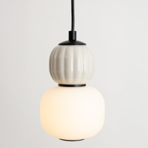 Pendul, Lustra suspendata LED Modern 5W gri deschis 605719 universul-luminii.ro