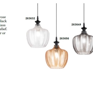 Pendul modern design decorativ LORD SP1 TRASPARENTE - Img 3
