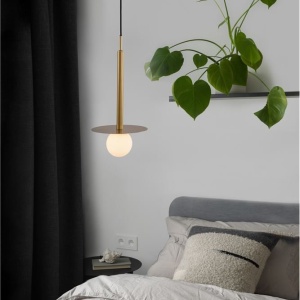 Pendul modern design minimalist LICATO auriu - Img 2