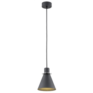 Pendul modern design retro Beverly negru/crom - Img 1