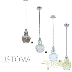 Pendul modern din sticla Eustoma, transparent MYMOD238-PL-01-TR 59579 universul-luminii.ro