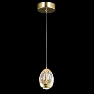 Pendul modern LED diametru 9cm ROCIO auriu 784347