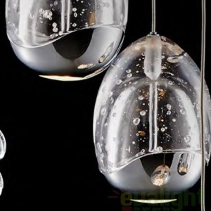 Pendul modern LED diametru 9cm ROCIO crom 784326 59889 universul-luminii.ro