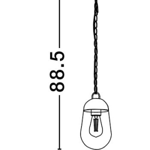 Pendul pentru iluminat exterior IP54 OMIKA 205879 universul-luminii.ro