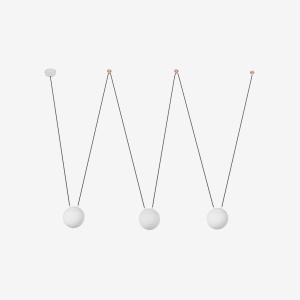 Pendul stil minimalist MINE PC SPACE alb 3L - Img 3