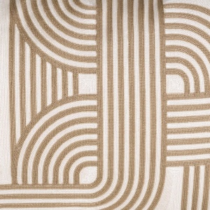 Perna decorativa design LUX Abacas bej, alb - Img 4