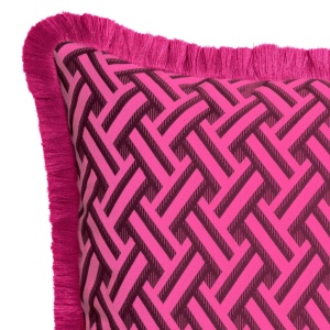 Perna decorativa design LUX Doris S pink, 50x50cm - Img 3