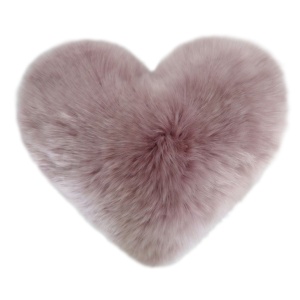 Perna din blana de oaie LW Noua Zeelanda, LW Heart Double Sided 40x33cm