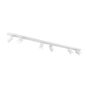 Plafoniera cu 6 Spoturi stil minimalist modern SEAN alba 156999 universul-luminii.ro
