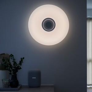 Plafoniera cu LED RGB, difuzor Bluetooth si protectie IP54 Djay Smart Colour 221009 universul-luminii.ro