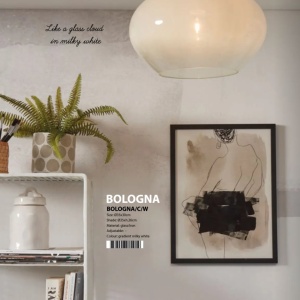 Plafoniera design decorativ Bologna alba 224469 universul-luminii.ro