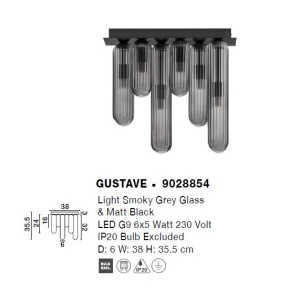 Plafoniera design decorativ modern GUSTAVE 122149 universul-luminii.ro