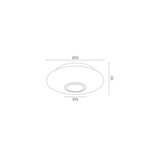 Plafoniera design modern Chicago 35cm 115889 universul-luminii.ro