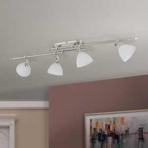 Plafoniera design modern OPALDESIGN 4L, satin - Img 3