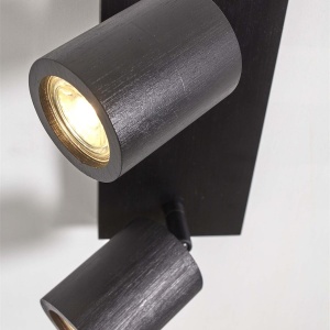 Plafoniera eco din bambus Java/2xGU10, black 64319 universul-luminii.ro