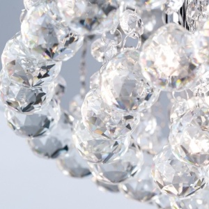 Plafoniera eleganta cristal K9 diam. 38cm Gloria DLU 2378/4/38 chrom OR 181409 universul-luminii.ro