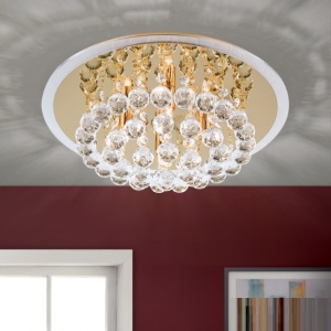 Plafoniera eleganta cristal K9 diam. 38cm Gloria DLU 2378/4/38 gold OR 174089 universul-luminii.ro