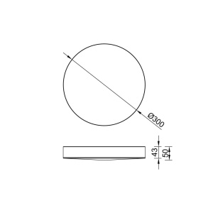 Plafoniera LED 20W, diametru 30cm, TURIN CCT II - Img 10