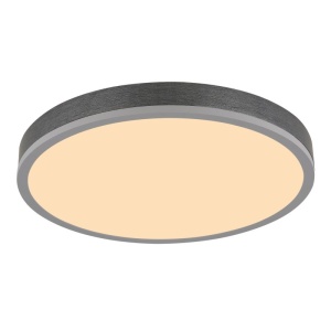 Plafoniera LED aluminiu argintiu, MDF gri DORO 45cm 590569 universul-luminii.ro