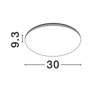 Plafoniera LED baie IP54 SOLVIA 30cm - Img 5