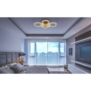 Plafoniera LED CCT cu telecomanda KORA 250079 universul-luminii.ro