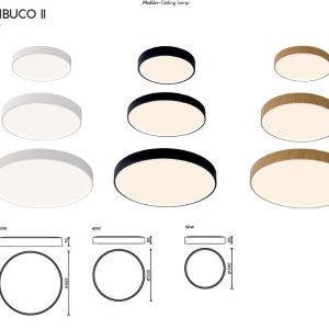 Plafoniera LED CCT, dimabila, diametru 65cm, lemn, CUMBUCO II MA-8843 171719 universul-luminii.ro