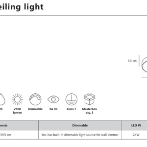 Plafoniera LED CCT Halyna - Img 6