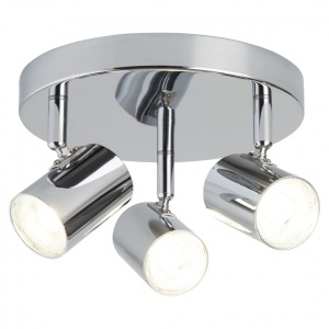Plafoniera LED cu 3 spoturi directionabile Rollo crom 3173CC SRT - Img 1