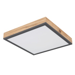 Plafoniera LED cu aspect lemn design slim DORO 12W 105869 universul-luminii.ro