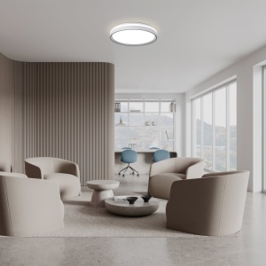 Plafoniera LED cu telecomanda VERONA gri 50cm